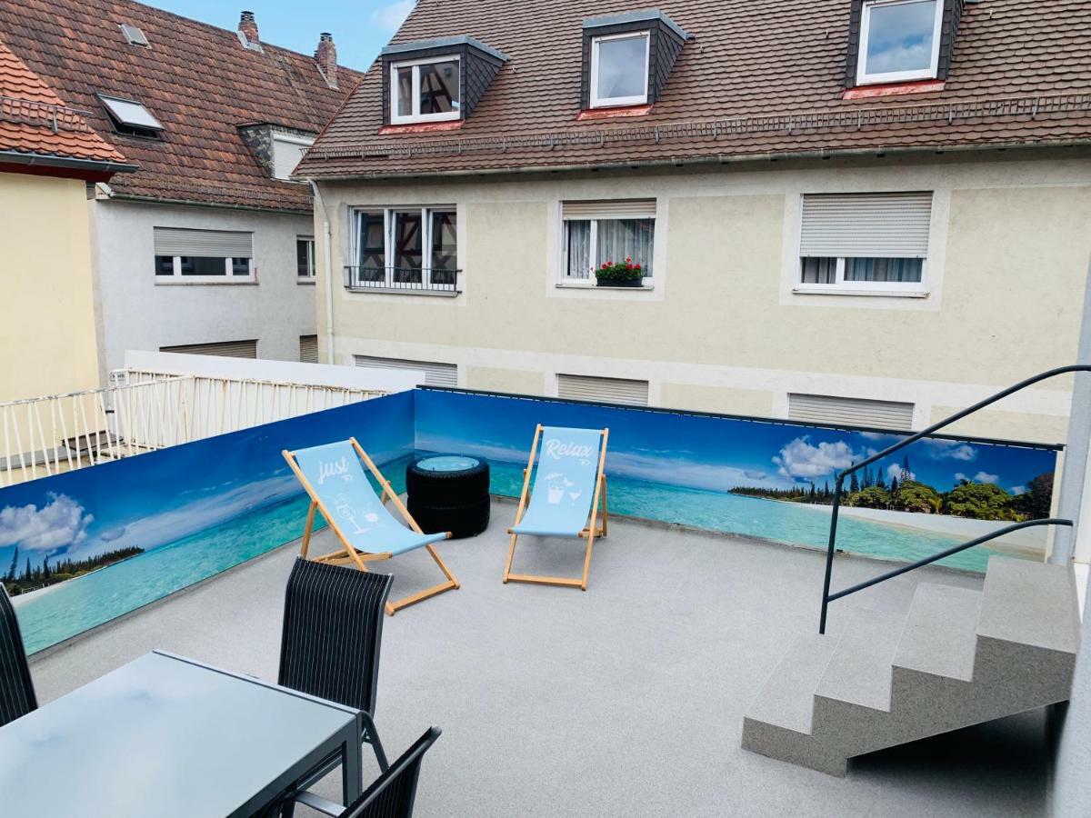 Schoenes Apartment Terrasse 2P. Stadtnah Wuerzburg Wlan Exterior foto